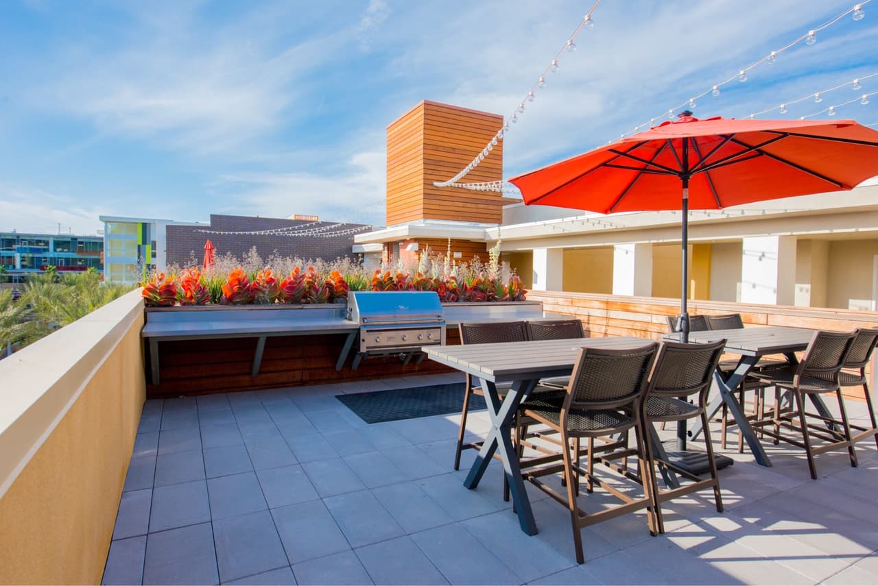 Rooftop Terrace with BBQ Grills